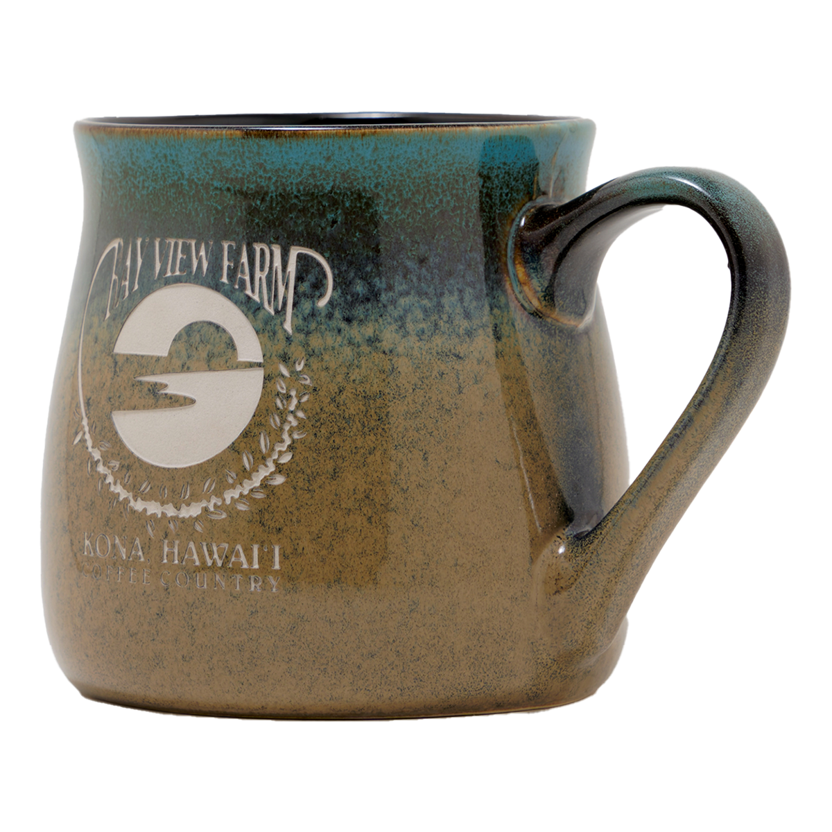 Raku Pottery Logo Mug