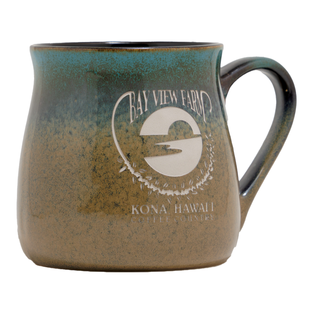 Raku Pottery Logo Mug