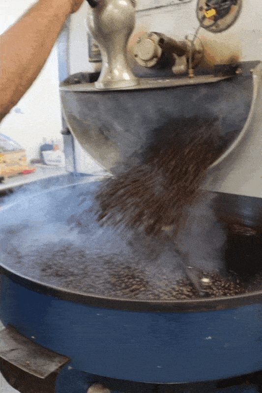 Kona Coffee Roasting Process