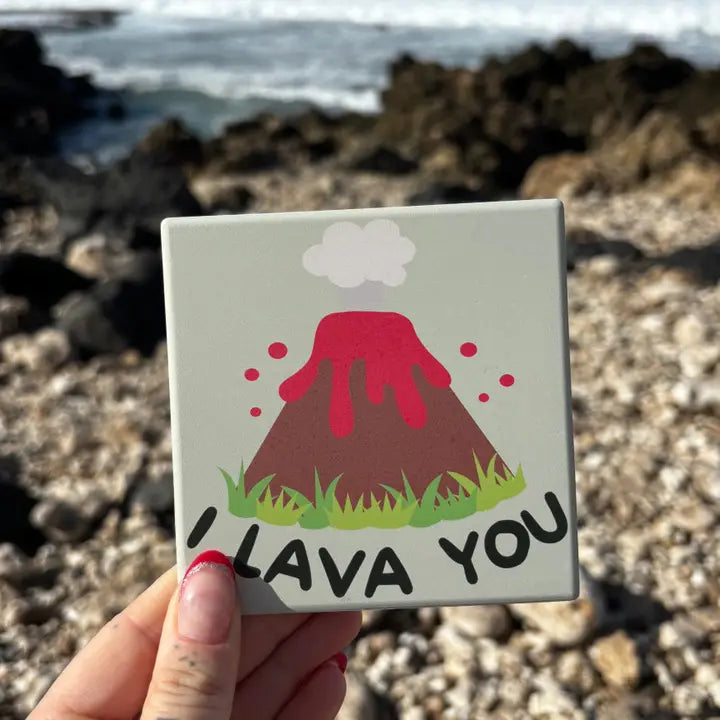 Revel Sun Hawaiian Coaster "I Lava You"