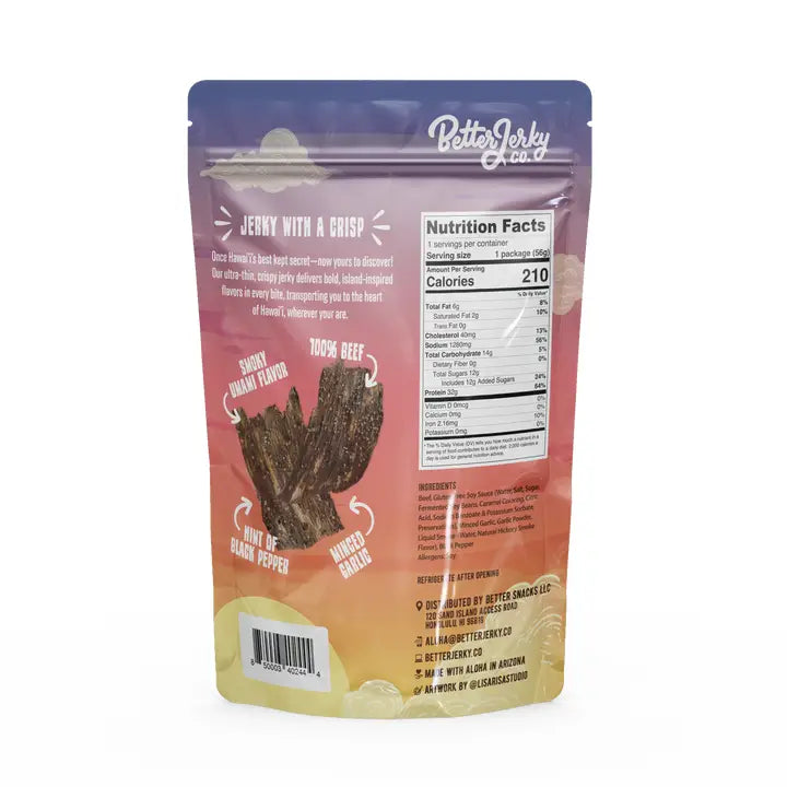 Garlic Crispy Beef Jerky