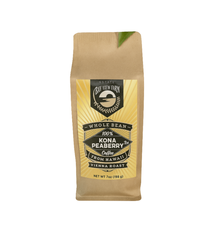 100% Kona Peaberry Coffee Beans