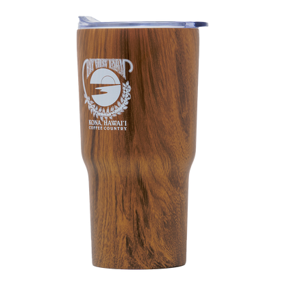 Wood Theme Logo Tumblers