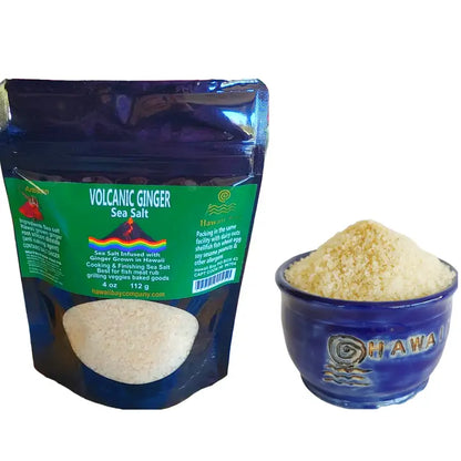 Hawaii Bay Volcanic Ginger Sea Salt