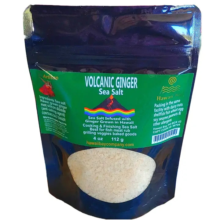 Hawaii Bay Volcanic Ginger Sea Salt