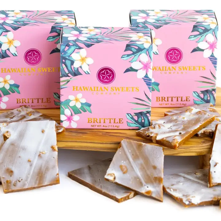 Hawaiian Sweets White Chocolate Macadamia Nut Brittle