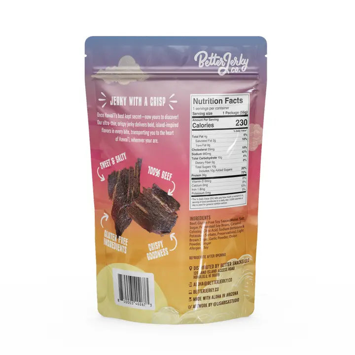 Teriyaki Crispy Beef Jerky