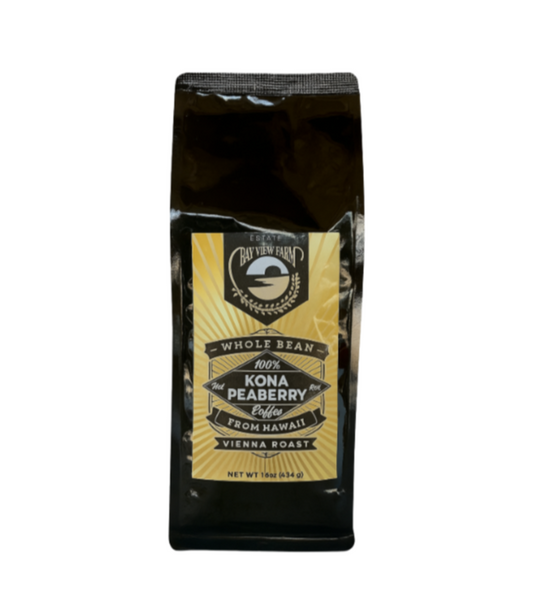100% Kona Peaberry Coffee Beans