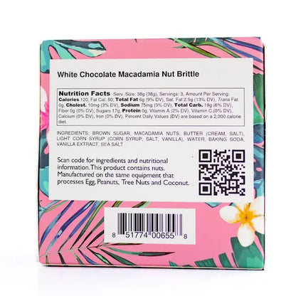 Hawaiian Sweets White Chocolate Macadamia Nut Brittle