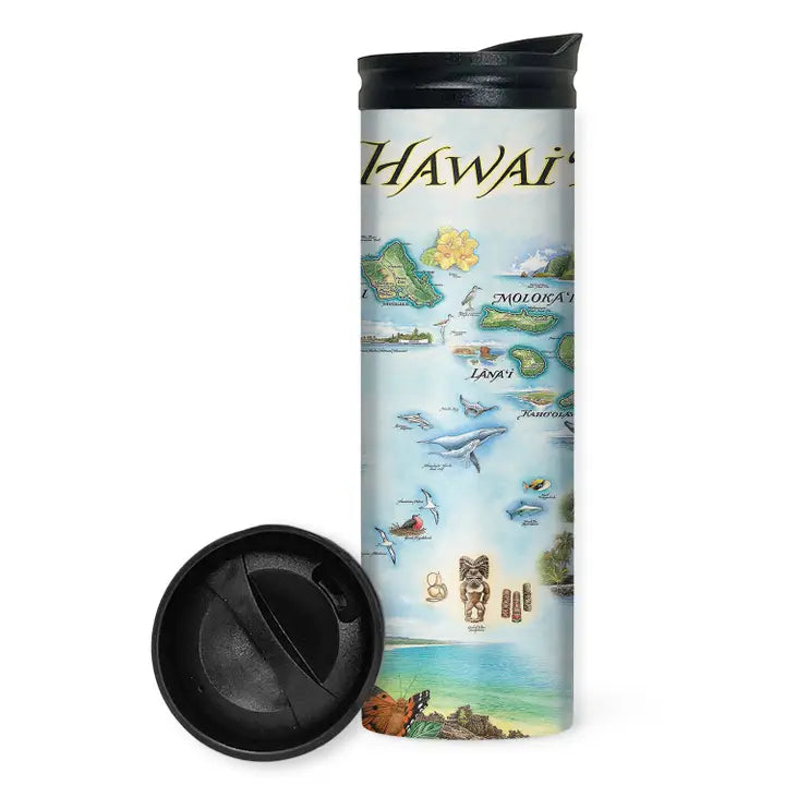 Explorer Maps Hawaii Tumbler