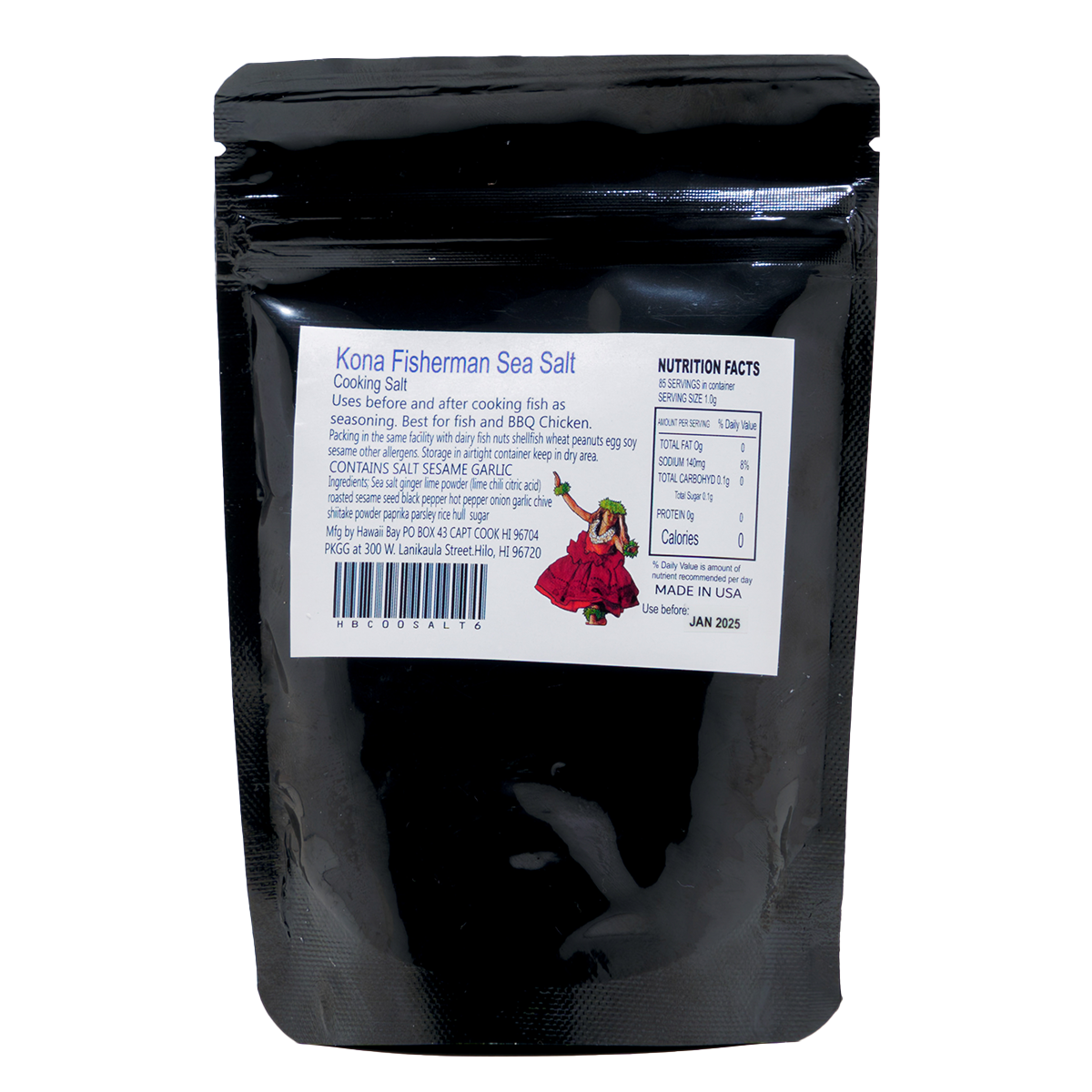 Hawaii Bay Fisherman Sea Salt - 4oz