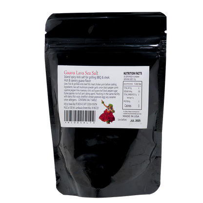 Hawaii Bay Guava Lava Sea Salt - 4oz