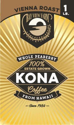 Peaberry 100% Kona Estate Coffee - The Bay View Coffee Farm in Kona, Hawaii